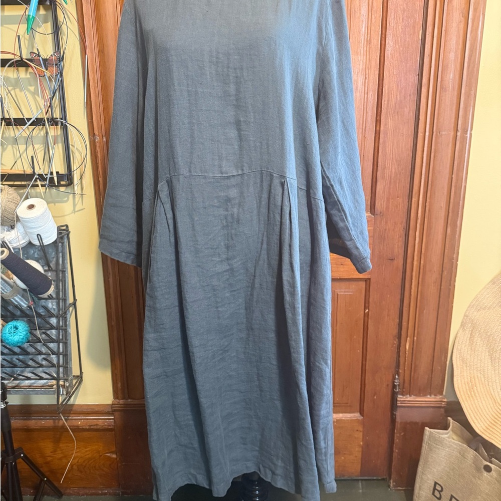 Gudrun Sjoden Charcoal Long Sleeve Dress